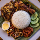 Nasi Lemak Ayam! (Coconut Rice with Fried Chicken)
